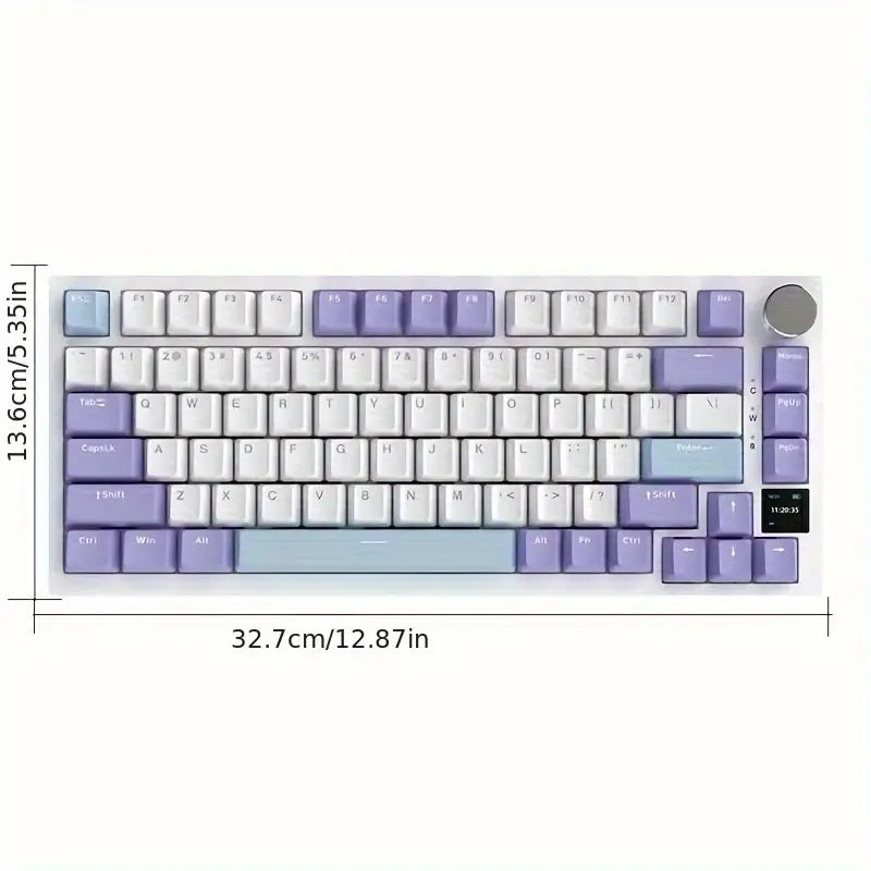 AJAZZ AK820PRO Full Key Hot-Swappable 75% Layout Wireless Mechanical Keyboard