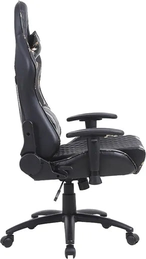Zita Plus A6110 Artificial Leather Gaming Chair with Adjustable Arms Army