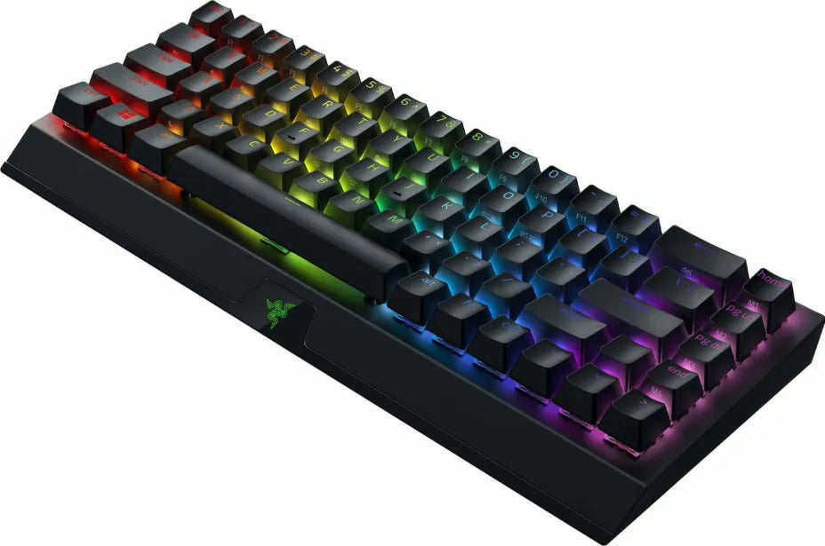 Razer BlackWidow V3 Mini Phantom Edition Wireless Gaming Mechanical Keyboard 65% with Razer Yellow switches and RGB lighting (English US)