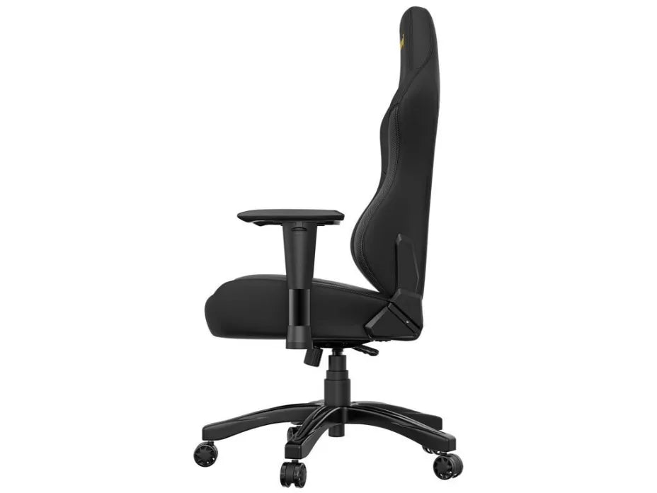 Anda Seat Phantom 3 Artificial Leather Gaming Chair with Adjustable Arms Elegant Black