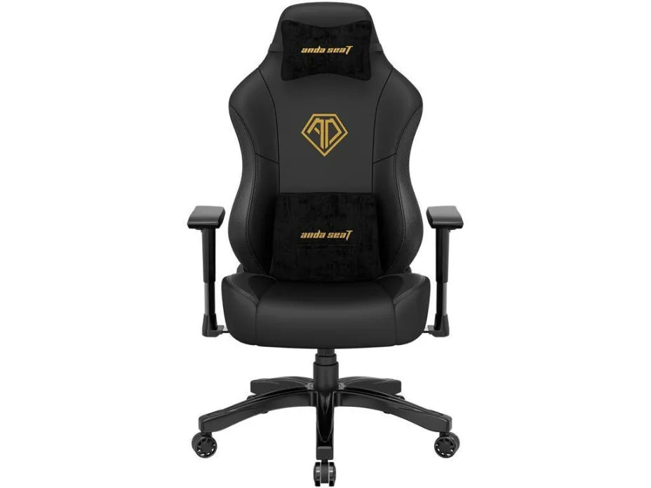 Anda Seat Phantom 3 Artificial Leather Gaming Chair with Adjustable Arms Elegant Black