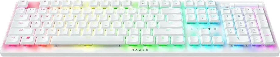 Razer Deathstalker V2 Pro Wireless Optical Gaming Keyboard with Razer Optical Purple switches and RGB lighting (English US) White
