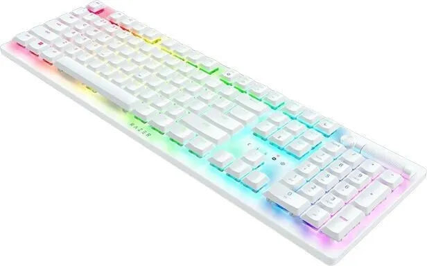 Razer Deathstalker V2 Pro Wireless Optical Gaming Keyboard with Razer Optical Purple switches and RGB lighting (English US) White
