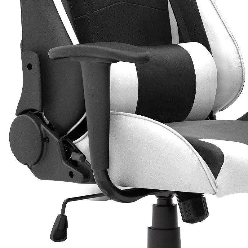 Megapap Alonso Artificial Leather Gaming Chair White / Black