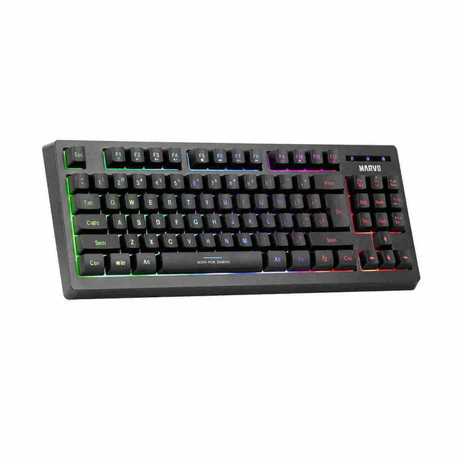 Marvo K607 Gaming Keyboard Tenkeyless with RGB lighting (English US)