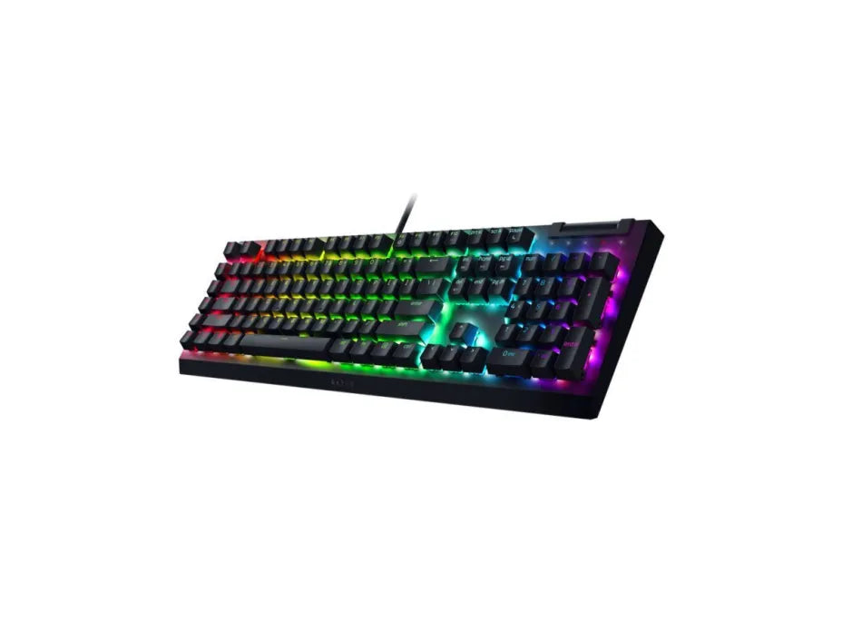 Razer BlackWidow V4 X Gaming Mechanical Keyboard with Razer Green switches and RGB lighting (English US)