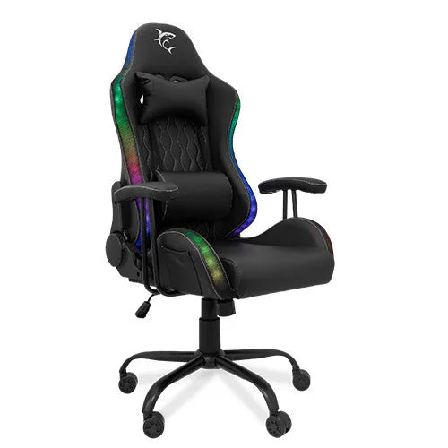 White Shark 107-01-000505 Gaming Chair with RGB Lighting White