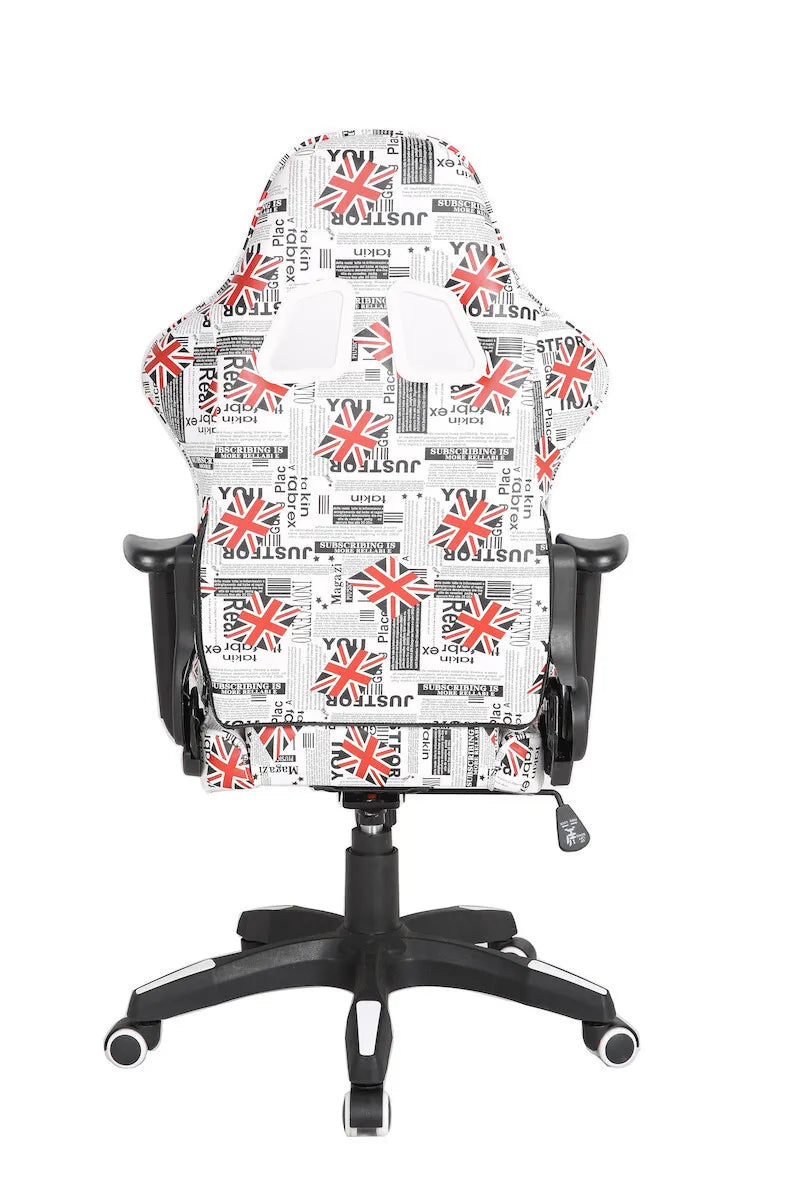 US93 London Artificial Leather Gaming Chair Multicolour
