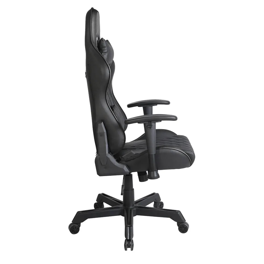 Liberta Ranger Artificial Leather Gaming Chair with Adjustable Arms Black