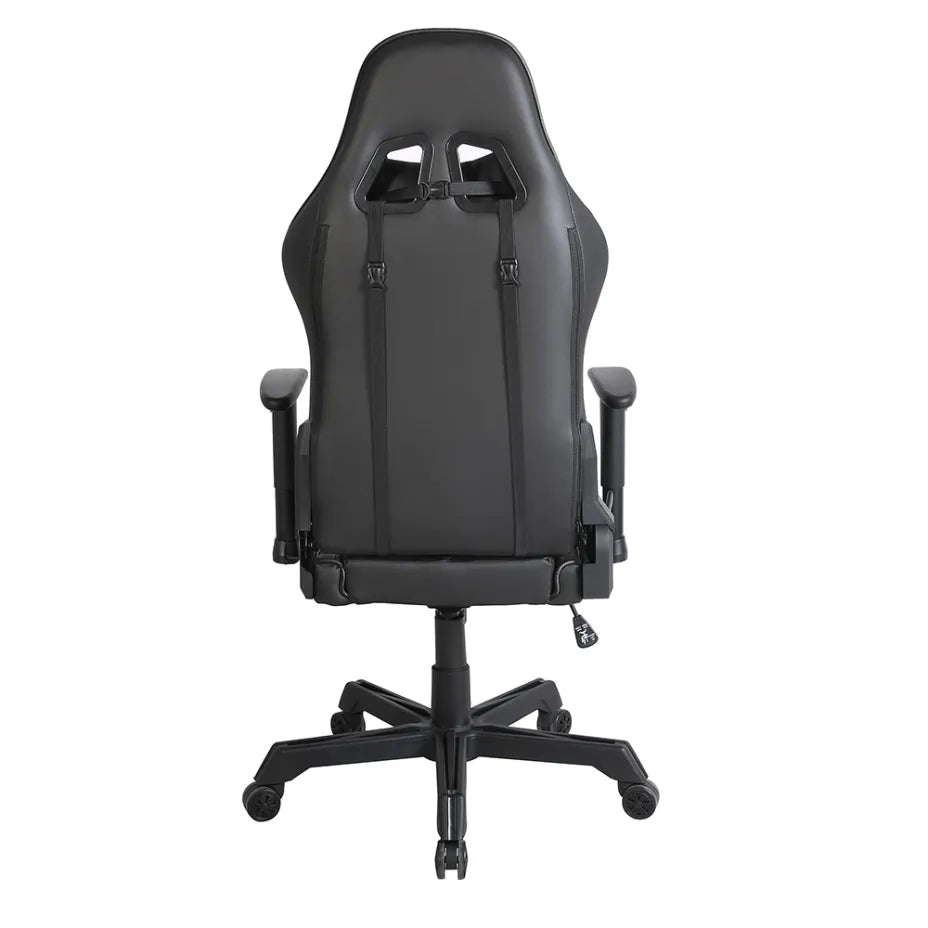 Liberta Ranger Artificial Leather Gaming Chair with Adjustable Arms Black