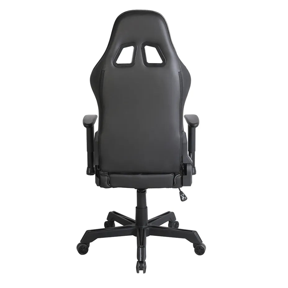 Liberta Ranger Artificial Leather Gaming Chair with Adjustable Arms Black