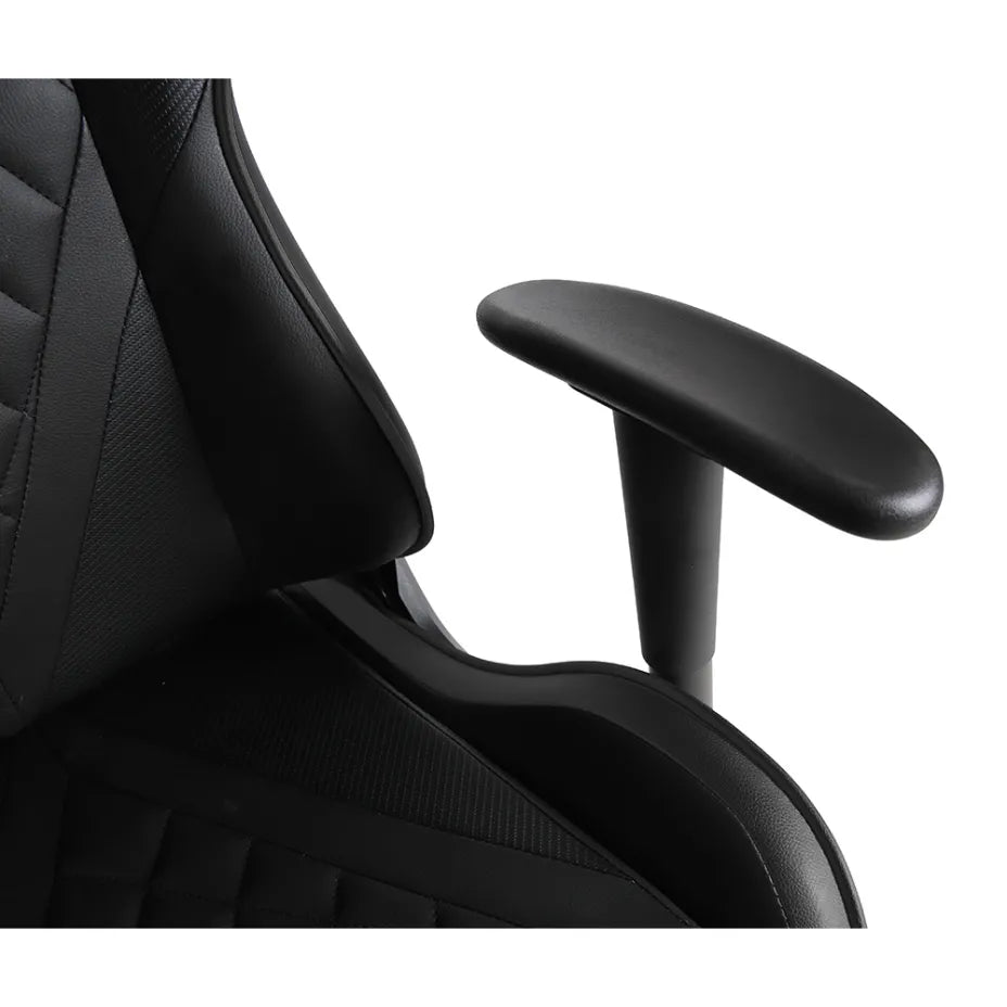 Liberta Ranger Artificial Leather Gaming Chair with Adjustable Arms Black