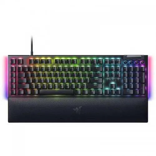 Razer BlackWidow V4 X Gaming Mechanical Keyboard with Razer Green switches and RGB lighting (English US)