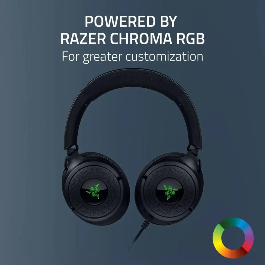 Razer Kraken V4 X Over Ear Gaming Headset with Connection USB