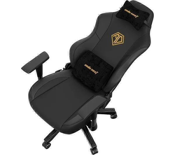 Anda Seat Phantom 3 Artificial Leather Gaming Chair with Adjustable Arms Elegant Black
