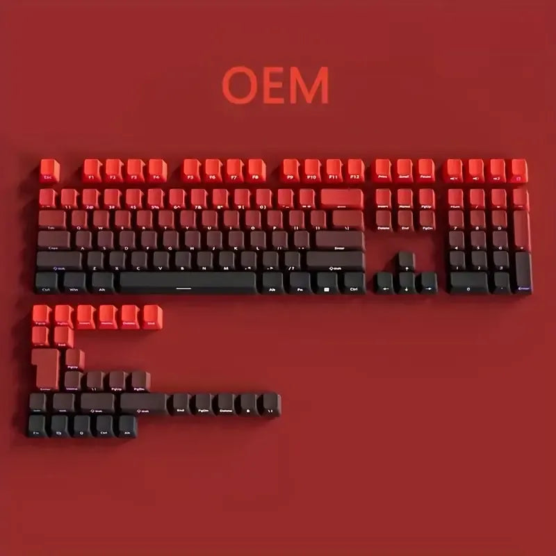 OEM Profile Gradient Backlit Keycaps