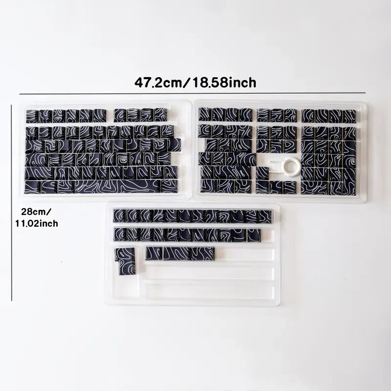 Jaycomia 131-Key Cherry PBT Dye-Sub Keycap Set
