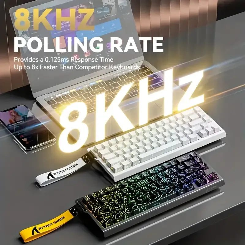 ATTACK SHARK X68 HE 8000Hz Rapid Trigger Keyboard