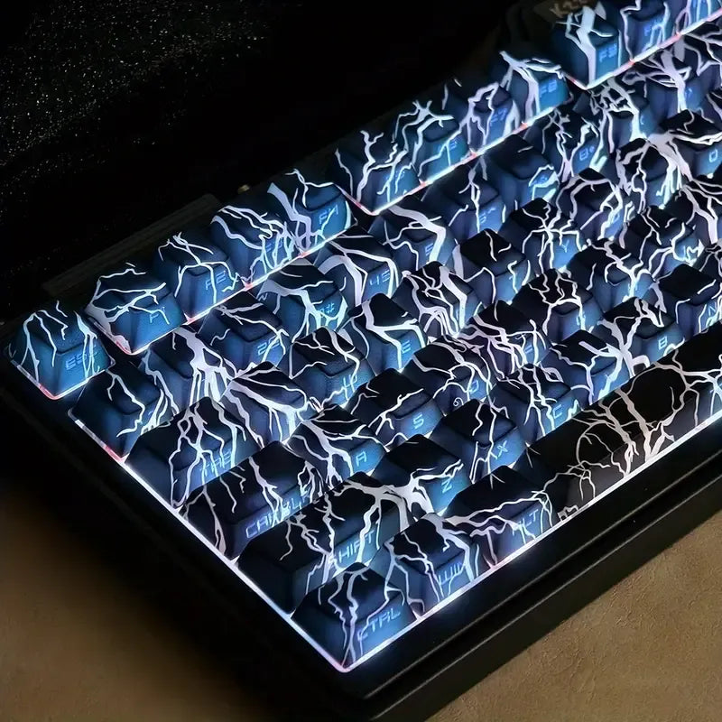 Wooting 130 Key Spider Web Backlit PBT Dye Sub Cherry Profile Keycaps