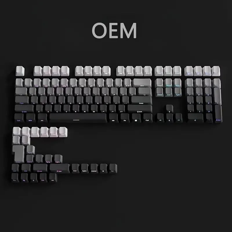 OEM Profile Gradient Backlit Keycaps
