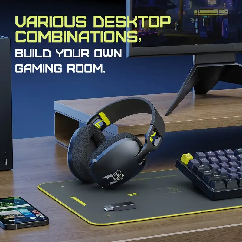 ONIKUMA Tri-Mode Wireless Gaming Headset