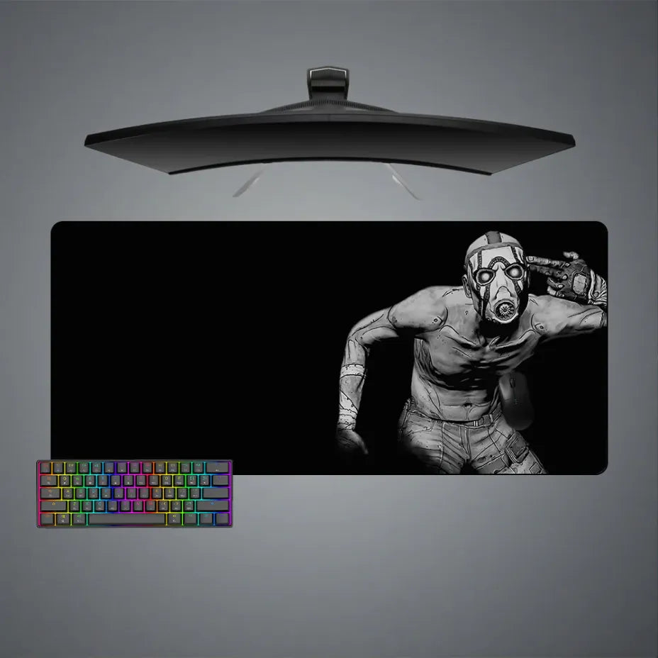 Borderlands Psycho Design XL Size Gaming Mouse Pad, Computer Desk Mat