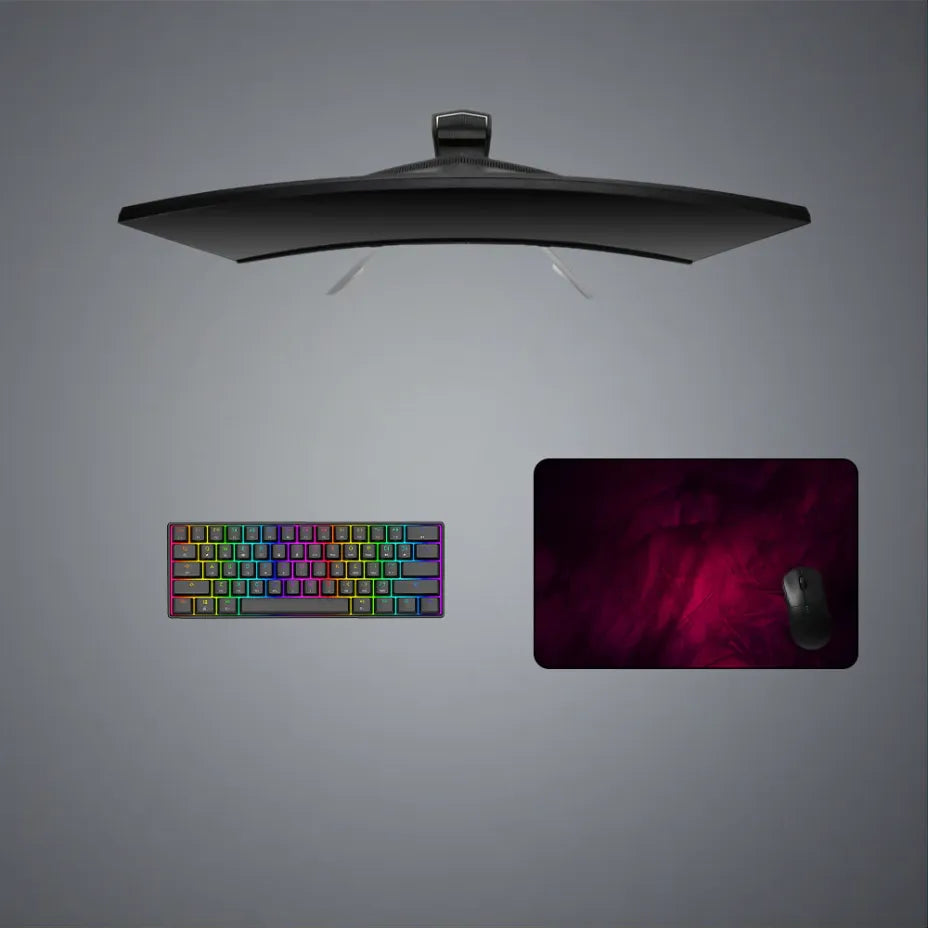 Doppler Red Design M Size Gaming Mouse Pad, Computer Desk Mat