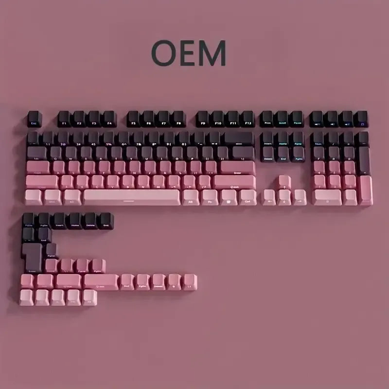 OEM Profile Gradient Backlit Keycaps