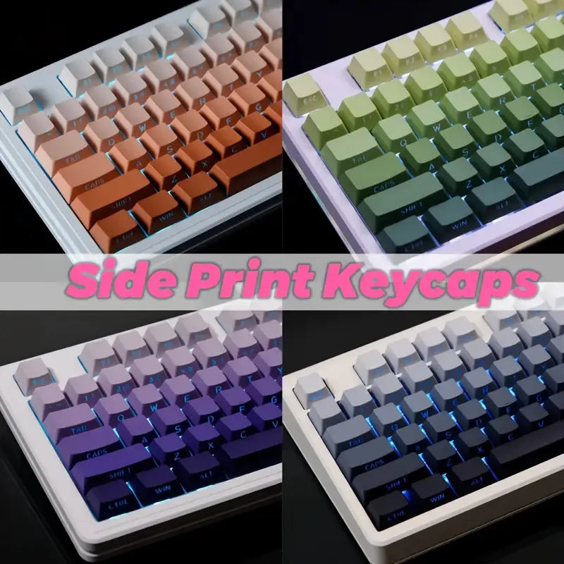 OEM Profile Gradient Backlit Keycaps