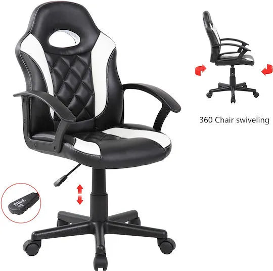 Kiwari Klaus Artificial Leather Gaming Chair Black