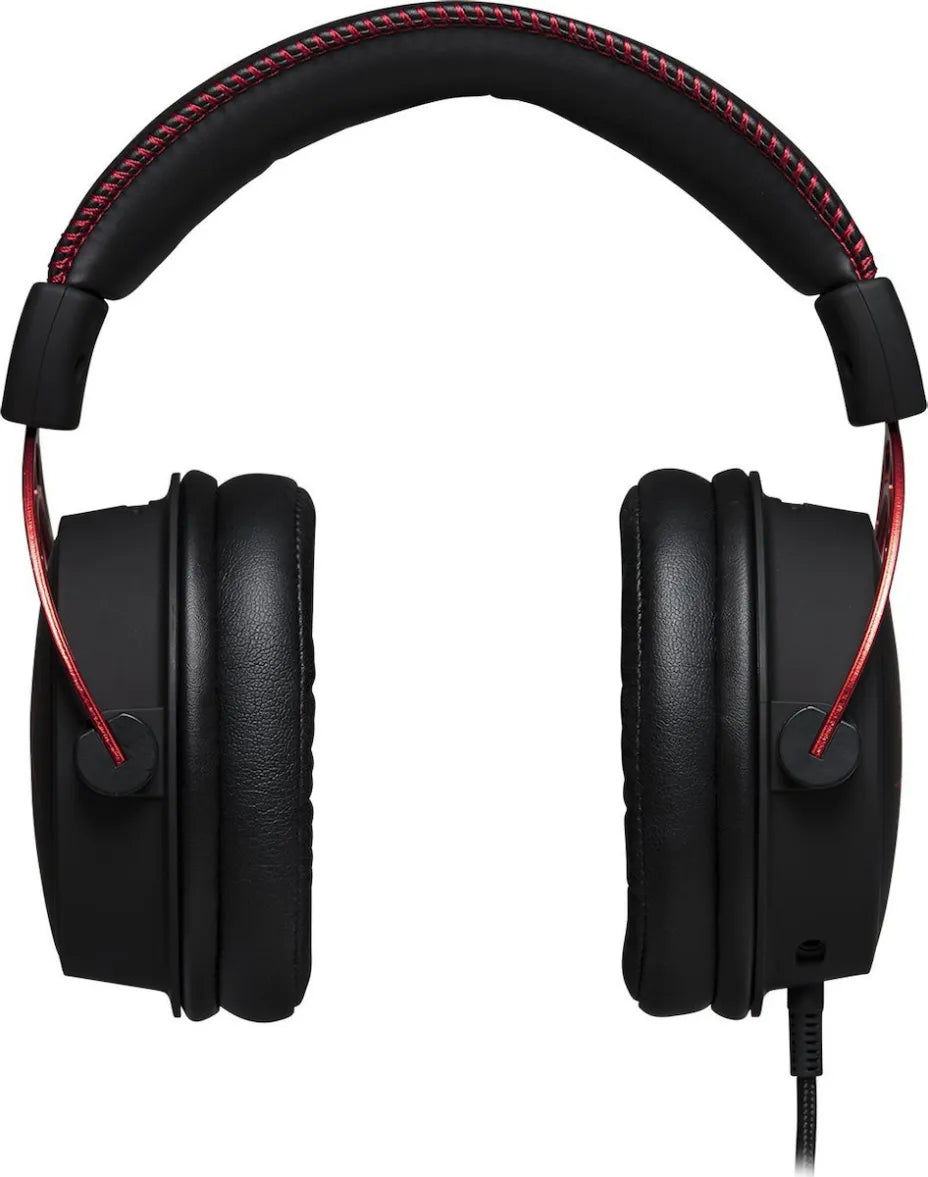HyperX Cloud Alpha Over Ear Gaming Headset with Connection 3.5mm / 2x3.5mm Red
