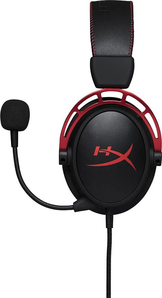 HyperX Cloud Alpha Over Ear Gaming Headset with Connection 3.5mm / 2x3.5mm Red