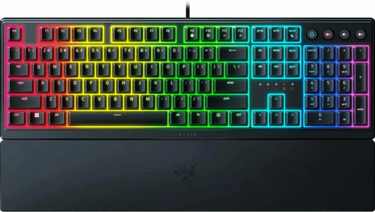 Razer Ornata V3 Gaming Mechanical Keyboard with Membrane switches and RGB lighting (English US)