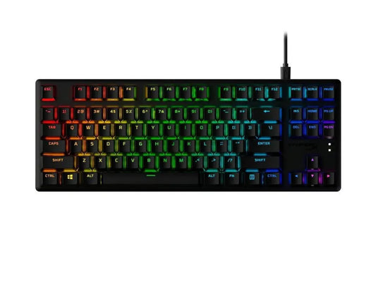 HyperX Alloy Origins Core PBT Gaming Mechanical Keyboard Tenkeyless with HyperX Aqua switches and RGB lighting (English US)