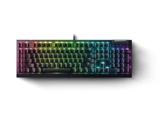 Razer BlackWidow V4 X Gaming Mechanical Keyboard with Razer Green switches and RGB lighting (English US)