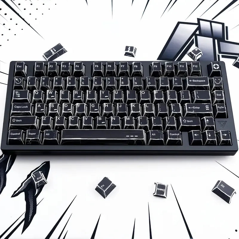 Comic keycap set Mechanical keyboard keycaps