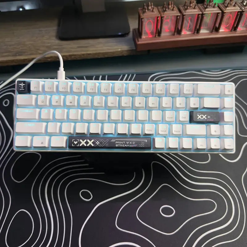 HXSJ 68-Key Compact Mechanical Gaming Keyboard
