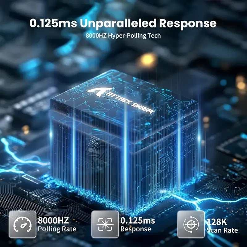 ATTACK SHARK X68 HE 8000Hz Rapid Trigger Keyboard