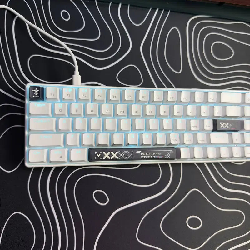 HXSJ 68-Key Compact Mechanical Gaming Keyboard