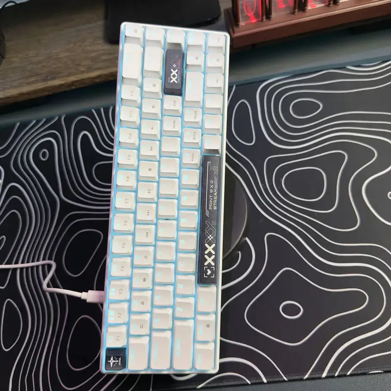 HXSJ 68-Key Compact Mechanical Gaming Keyboard
