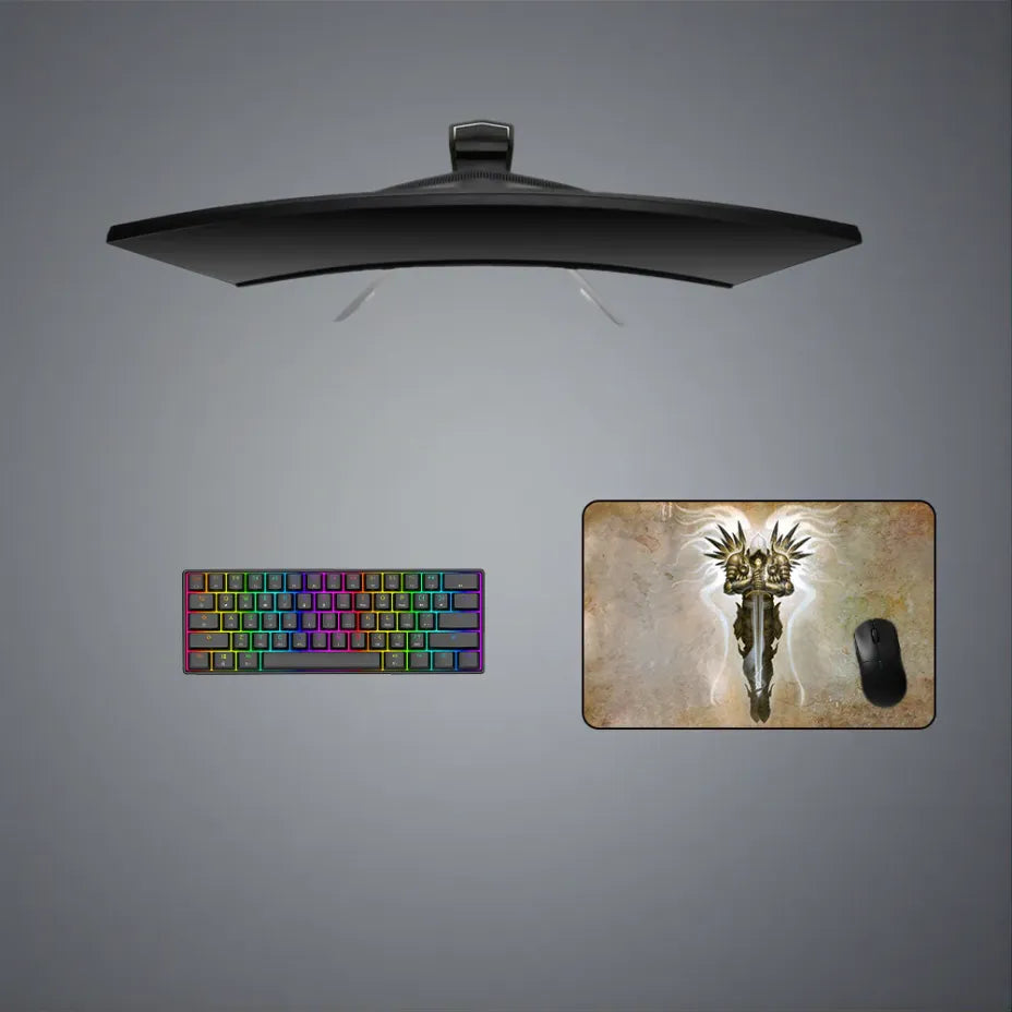 Diablo Angel Design S Size Gaming Mouse Pad, Computer Desk Ma