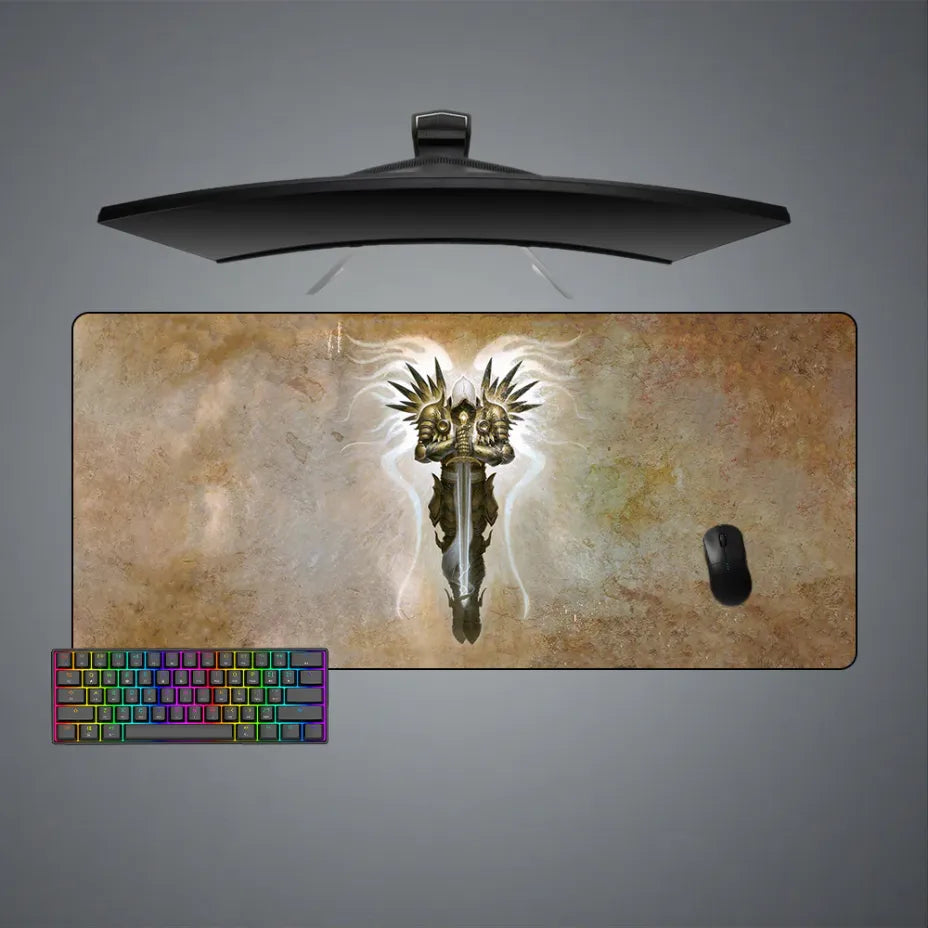 Diablo Angel Design XXL Size Gaming Mouse Pad, Computer Desk Ma