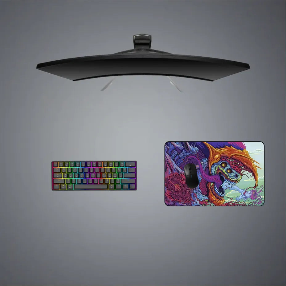 CSGO Hyperbeast Wounded Design S Size Gaming Mouse Pad, Computer Desk Mat