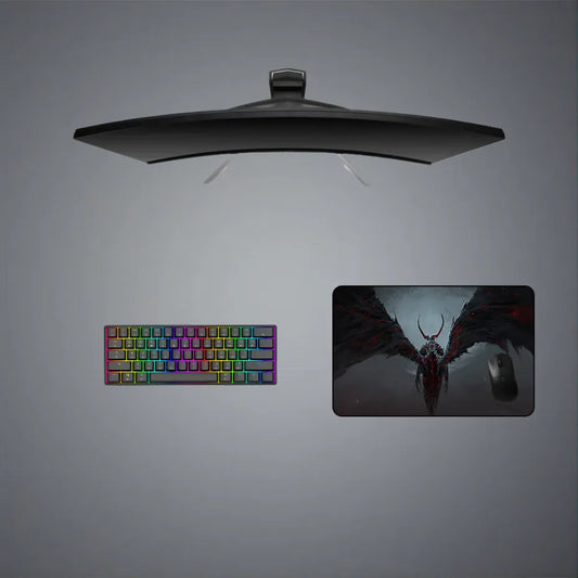 Lucifer Wings Design M Size Gaming Mouse Pad, Computer Desk Mat