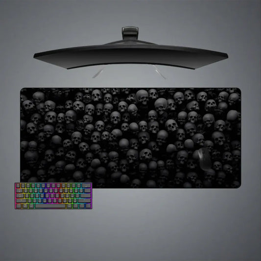 Skulls Design XXL Size Gaming Mouse Pad, Computer Desk Mat